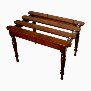 Antique Scottish Luggage Stand in Mahogany