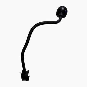 Lampe de Bureau Vintage en Plastique Noir, 1980s