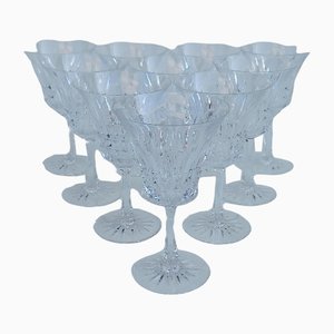 Crystal Water Glasses from Villeroy & Boch, 1970s, Set of 10