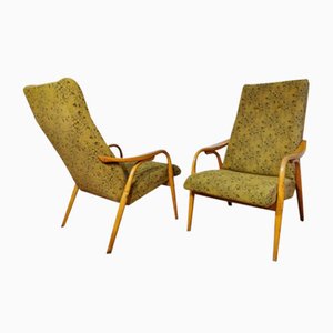Lounge Chairs by Antonin Suman for Ton, Set of 2