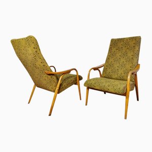 Set of Lounge Chairs by Antonin Suman for Ton