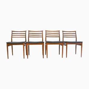 Teak Dining Chairs by Erling Torvits for Sorø Stolefabrik, 1960s, Set of 4