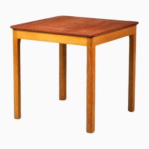 Danish Side Table in Teak and Oak, 1960s