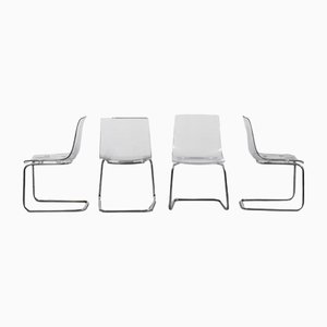 Vintage Stühle aus Kunststoff & Metall von Ikea, 1990er, 4er Set
