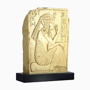 Sculpture Égyptienne en Résine Époxy & Marbre