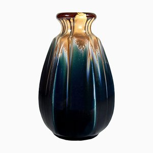 Antique Vase from Faïencerie de Thulin, Biggium