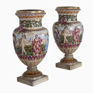 Vase, 19. Jh., 2er Set