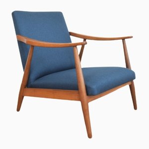 Mid-Century Danish Walnut Lounge Chair, 1960s