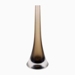 Murano Glas Vase mit Gravur von Paolo Venini für Venini Italy