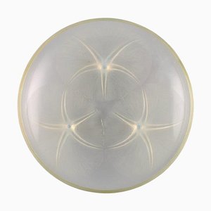 Early Volubilis Bowl in Clear & Frosted Mouth Blown Art Glass by René Lalique
