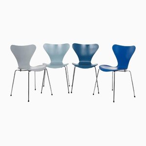 Model 3107 Butterfly Chairs by Arne Jacobsen for Fritz Hansen, Set of 4