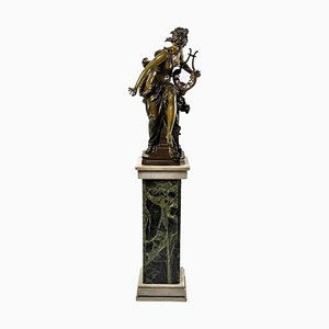 Melody Bronze Figure by Albert Ernest Carrier Belleuse