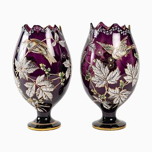 Bohemian Crystal Vases