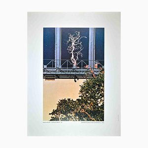 F. Fontana, Urban Landscape, Offset Poster, 1980s