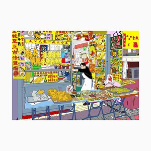 Marco Santaniello, Hk Chicken Store, 2017, Impression numérique sur toile