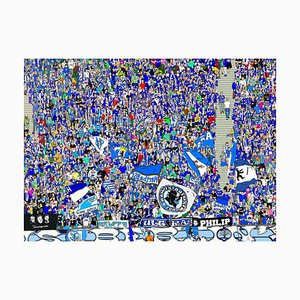 Marco Santaniello, Herta Berlin Supporters, 2018, Digitaldruck auf Leinwand