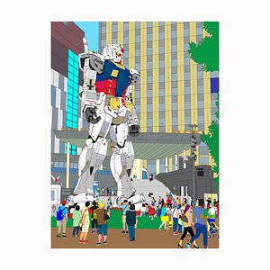 Marco Santaniello, Gundam Odaiba Tokyo, 2012, Impression numérique sur toile