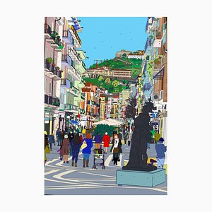 Marco Santaniello, Corso Mazzini Cosenza, 2016, Digital Print on Canvas