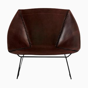 Mocca Stitch Lounge Chair by Ox Denmarq