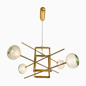 Modular Chandelier 4 Lamps by Contain