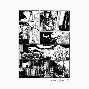 Vincenzo Bizzarri, The Crazy Painter, Original Illustration, 2019