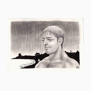 Vincenzo Bizzarri, Summer Rain, Ink & Pencil on Paper, 2013