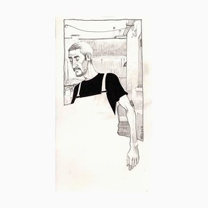 Vincenzo Bizzarri, Sordomuto, Tusche & Bleistift auf Papier, 2013