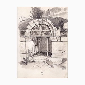 Vincenzo Bizzarri, Sagalassos Arc 1, Ink & Watercolor on Paper, 2016