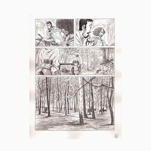 Vincenzo Bizzarri, We're Almost There, Ink & Watercolor on Paper, 2015