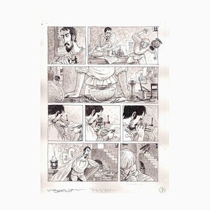Vincenzo Bizzarri, Senza Ispirazione, Ink & Watercolor on Paper, 2015