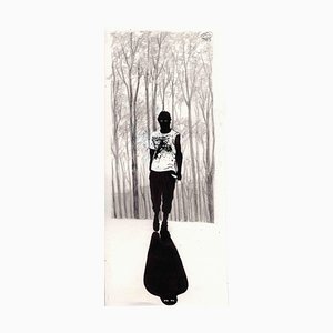 Vincenzo Bizzarri, Murderer in the Woods, Original Drawing, 2013