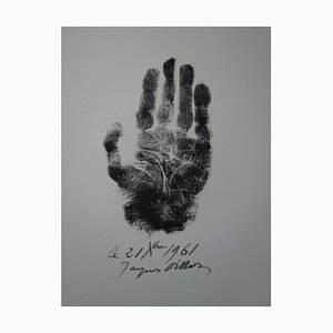 Jacques VIllon, Hand of the Artist, 1962, Litografia originale