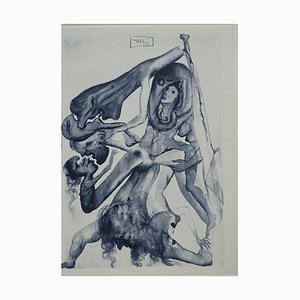 Salvador Dali, Hell 4, La Divine Comédie, 1960er, Original Radierung