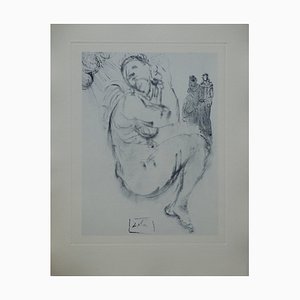Salvador Dali, Fegefeuer 19, La Divine Comédie, 1963, Original Radierung