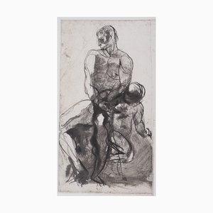 Nach Auguste Rodin, Vater und Kind, 1897, Radierung