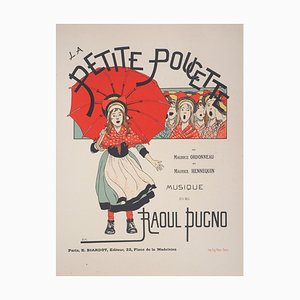Louis-Maurice Boutet De Monvel, La Petite Poucette, 1897, Litografía original