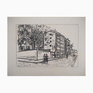 Maurice Utrillo, Rue D'orchampt, Lithographie Originale