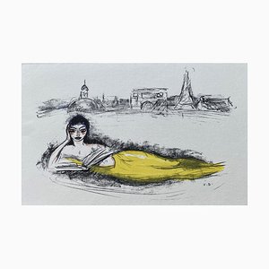 Kees Van Dongen, Meerjungfrau von Paris, 1962, Original Lithographie