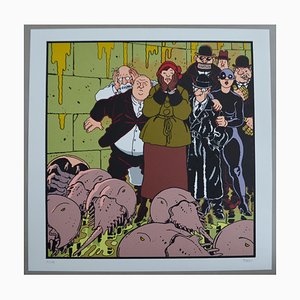 Jacques Tardi, The Mystery of the Depths, 1998, Serigraph