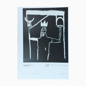 Póster litográfico de Jean Michel Basquiat, sin título