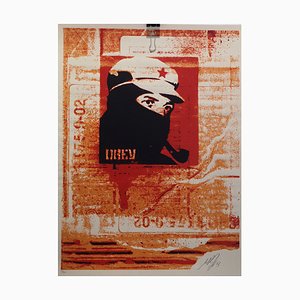 Shepard Faisy, Marcos Stencil, 2003, Silkscreen in Pencil