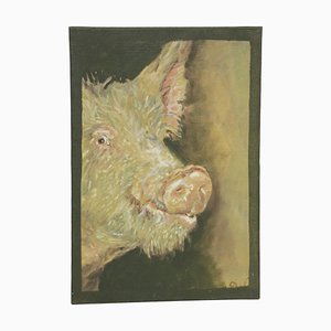 Jacques Deal, English Pigs N ° 1, 2003, Oil on Canvas