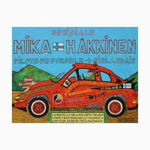 Jean Tourlonias, Mika Hakkinen Special, Oil on Canvas
