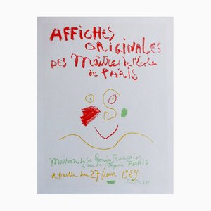 After Pablo Picasso, Affiches originales des maîtres de l'école de Paris, 1959, Lithograph