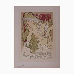Alfons Mucha, Muse (Salon des Cent), 1897, Lithograph