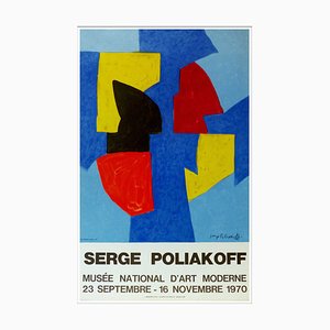 Serge Poliakoff, National Museum of Modern Art, 1970, Original Lithographic Poster