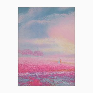 Claude Manoukian, Promenade Rose, Lithograph