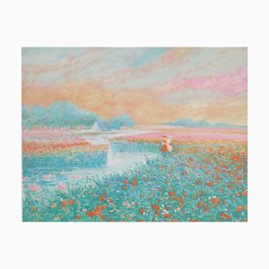 Claude Manoukian, La Promenade, Lithographie