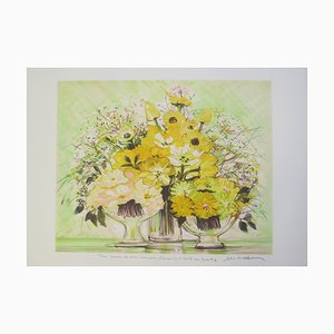 Michel Henry, Yellow Bouquet, Litografía