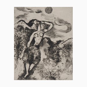Marc Chagall, The Mouse Transformed Into a Girl, 1952, Original Etching